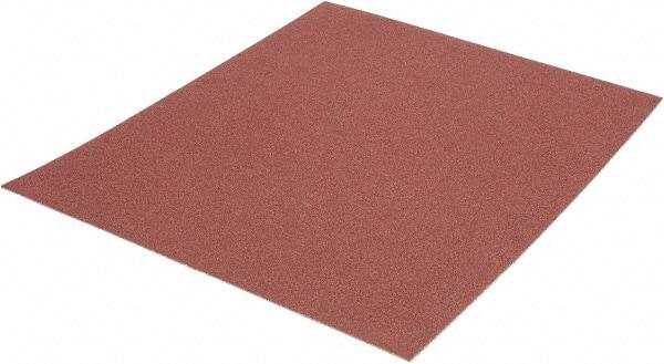 Made in USA - 120 Grit, Aluminum Oxide Adhesive Backed Sanding Sheets - Cloth, 9" x 11", Fine Grade, J Weighted Backing - Eagle Tool & Supply