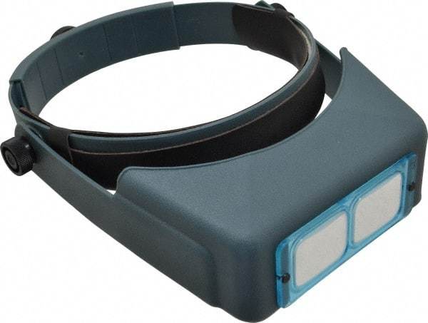 Made in USA - 1.75x Magnification, Optical Glass, Rectangular Magnifier - Headband Mount, 14 Inch Focal Distance - Eagle Tool & Supply