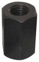 Value Collection - 3/4-10 UNC, 1-7/8" OAL Steel Standard Coupling Nut - Black Oxide Coated, 1-1/4" Width Across Flats - Eagle Tool & Supply