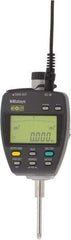 Mitutoyo - 0 to 1" Range, 0.00005, 0.0001, 0.0005 & 0.001" Graduation, Electronic Drop Indicator - Accurate to 0.00012", English & Metric System, LCD Display - Eagle Tool & Supply