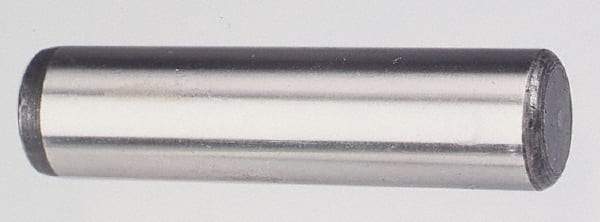 Value Collection - 3/8" Diam x 2-1/4" Pin Length Grade 8 Alloy Steel Pull Out Dowel Pin - 1 Rounded & 1 Threaded End - Eagle Tool & Supply