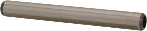 Value Collection - 1/4" Diam x 2-1/4" Pin Length Grade 8 Alloy Steel Pull Out Dowel Pin - 1 Rounded & 1 Threaded End - Eagle Tool & Supply