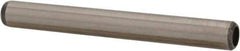 Value Collection - 1/4" Diam x 2-1/4" Pin Length Grade 8 Alloy Steel Pull Out Dowel Pin - 1 Rounded & 1 Threaded End - Eagle Tool & Supply