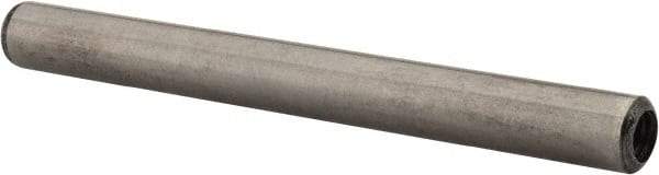 Value Collection - 1/4" Diam x 2-1/2" Pin Length Grade 8 Alloy Steel Pull Out Dowel Pin - 1 Rounded & 1 Threaded End - Eagle Tool & Supply