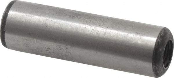 Value Collection - 3/8" Diam x 1-1/4" Pin Length Grade 8 Alloy Steel Pull Out Dowel Pin - 1 Rounded & 1 Threaded End - Eagle Tool & Supply