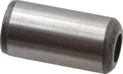Value Collection - 1/2" Diam x 1" Pin Length Grade 8 Alloy Steel Pull Out Dowel Pin - 1 Rounded & 1 Threaded End - Eagle Tool & Supply
