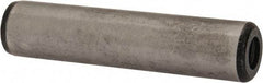 Value Collection - 1/2" Diam x 2-1/4" Pin Length Grade 8 Alloy Steel Pull Out Dowel Pin - 1 Rounded & 1 Threaded End - Eagle Tool & Supply