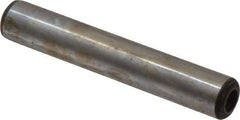 Value Collection - 1/2" Diam x 3" Pin Length Grade 8 Alloy Steel Pull Out Dowel Pin - 1 Rounded & 1 Threaded End - Eagle Tool & Supply