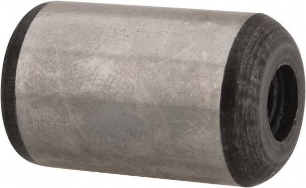 Value Collection - 5/8" Diam x 1" Pin Length Grade 8 Alloy Steel Pull Out Dowel Pin - 1 Rounded & 1 Threaded End - Eagle Tool & Supply