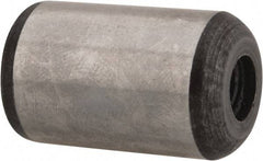 Value Collection - 5/8" Diam x 1" Pin Length Grade 8 Alloy Steel Pull Out Dowel Pin - 1 Rounded & 1 Threaded End - Eagle Tool & Supply