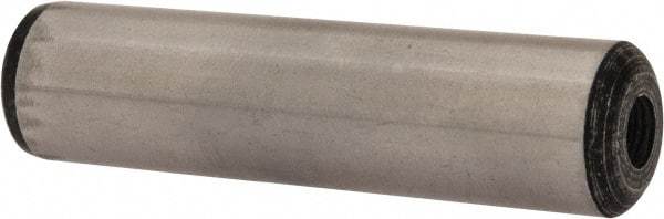 Value Collection - 5/8" Diam x 2-1/2" Pin Length Grade 8 Alloy Steel Pull Out Dowel Pin - 1 Rounded & 1 Threaded End - Eagle Tool & Supply