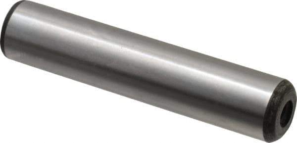 Value Collection - 5/8" Diam x 3" Pin Length Grade 8 Alloy Steel Pull Out Dowel Pin - 1 Rounded & 1 Threaded End - Eagle Tool & Supply