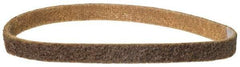 3M - 4" Wide x 168" OAL, Aluminum Oxide Abrasive Belt - Aluminum Oxide, Medium, Nonwoven, Series SC-BS - Eagle Tool & Supply