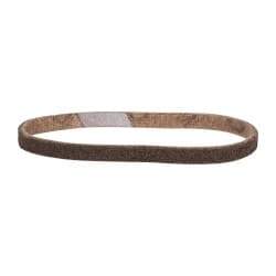 3M - 1/2" Wide x 18" OAL, Aluminum Oxide Abrasive Belt - Aluminum Oxide, Coarse, Nonwoven, Series SC-BS - Eagle Tool & Supply