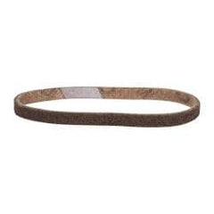 3M - 1/2" Wide x 18" OAL, Aluminum Oxide Abrasive Belt - Aluminum Oxide, Coarse, Nonwoven, Series SC-BS - Eagle Tool & Supply