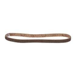 3M - 1/2" Wide x 24" OAL, Aluminum Oxide Abrasive Belt - Aluminum Oxide, Coarse, Nonwoven, Series SC-BS - Eagle Tool & Supply