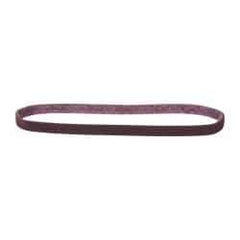 3M - 1/2" Wide x 24" OAL, Aluminum Oxide Abrasive Belt - Aluminum Oxide, Medium, Nonwoven, Series SC-BS - Eagle Tool & Supply