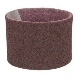 3M - 3-1/2" Wide x 15-1/2" OAL, Aluminum Oxide Abrasive Belt - Aluminum Oxide, Medium, Nonwoven, Series SC-BS - Eagle Tool & Supply