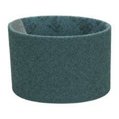 3M - 3-1/2" Wide x 15-1/2" OAL, Aluminum Oxide Abrasive Belt - Aluminum Oxide, Very Fine, Nonwoven, Series SC-BS - Eagle Tool & Supply