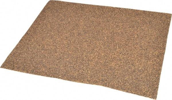 Value Collection - 36 Grit, Aluminum Oxide Sanding Sheet - 11" Long x 9" Wide, Very Coarse Grade, D Weighted Paper Backing - Eagle Tool & Supply
