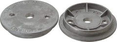 3M - Deburring Wheel Flange - Compatible with 3" Diam x 1/2" Hole Deburring Wheels - Eagle Tool & Supply