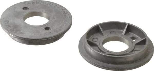 3M - Deburring Wheel Flange - Compatible with 3" Diam x 1-1/4" Hole Deburring Wheels - Eagle Tool & Supply