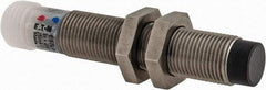 Eaton Cutler-Hammer - NPN, 4mm Detection, Cylinder Unshielded, Inductive Proximity Sensor - 2 Wires, IP67, 20 to 250 VAC, M12x1 Thread, 2.87 Inch Long - Eagle Tool & Supply