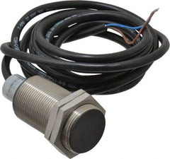 Eaton Cutler-Hammer - NPN, 10mm Detection, Cylinder Shielded, Inductive Proximity Sensor - 2 Wires, IP67, 20 to 250 VAC, M30x1 Thread, 2.73 Inch Long - Eagle Tool & Supply