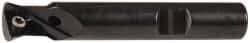 Dorian Tool - 60° Included Angle, 1/2 Inch Max Cutting Diameter, 1 Cutter Insert, 3/8 Inch Shank Diameter, TDEX 110204-EN Insert Style, Indexable Dovetail Cutter - 2.39 Inch Overall Length - Eagle Tool & Supply