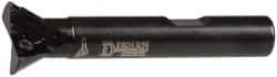 Dorian Tool - 60° Included Angle, 3/4 Inch Max Cutting Diameter, 2 Inserts, 3/8 Inch Shank Diameter, TDEX 110204-EN Insert Style, Indexable Dovetail Cutter - 2.39 Inch Overall Length - Eagle Tool & Supply