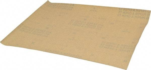 Value Collection - 220 Grit, Aluminum Oxide Sanding Sheet - 11" Long x 9" Wide, Very Fine Grade, A Weighted Paper Backing - Eagle Tool & Supply