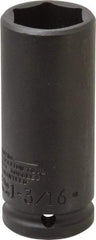 Proto - 3/4" Drive 1-3/16" Deep Thin Wall Impact Socket - 6 Points, 4" OAL - Eagle Tool & Supply