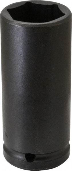 Proto - 3/4" Drive 1-1/4" Deep Thin Wall Impact Socket - 6 Points, 4" OAL - Eagle Tool & Supply