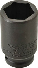 Proto - 3/4" Drive 1-1/2" Deep Thin Wall Impact Socket - 6 Points, 3-1/2" OAL - Eagle Tool & Supply