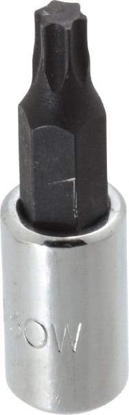 Proto - 1/4" Drive, T30 Torx Bit Socket - 1-3/4" OAL - Eagle Tool & Supply