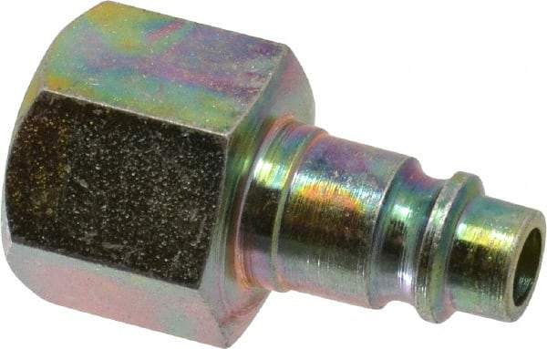 Coilhose Pneumatics - 3/8 Female NPT Acme Pneumatic Hose Connector - Steel, 1/4" Body Diam - Eagle Tool & Supply