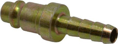 Coilhose Pneumatics - Hose Barb Acme Pneumatic Hose Connector - Steel, 1/4" Body Diam, 1/4" Hose ID - Eagle Tool & Supply