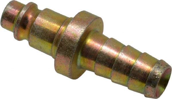 Coilhose Pneumatics - Hose Barb Acme Pneumatic Hose Connector - Steel, 1/4" Body Diam, 3/8" Hose ID - Eagle Tool & Supply