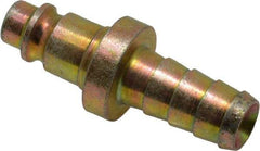 Coilhose Pneumatics - Hose Barb Acme Pneumatic Hose Connector - Steel, 1/4" Body Diam, 3/8" Hose ID - Eagle Tool & Supply