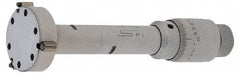 SPI - 3.5 to 4mm, 16mm Gage Depth, Mechanical Inside Hole Micrometer - 0.001mm Graduation, 0.002mm Accuracy, Ratchet Stop Thimble - Eagle Tool & Supply