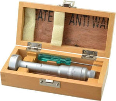 SPI - 1.4 to 1.6", 3.15" Gage Depth, Mechanical Inside Hole Micrometer - 0.0002" Graduation, 0.0002" Accuracy, Ratchet Stop Thimble - Eagle Tool & Supply