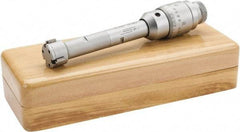 SPI - 0.65 to 0.8", 2.36" Gage Depth, Mechanical Inside Hole Micrometer - 0.0002" Graduation, 0.0002" Accuracy, Ratchet Stop Thimble - Eagle Tool & Supply