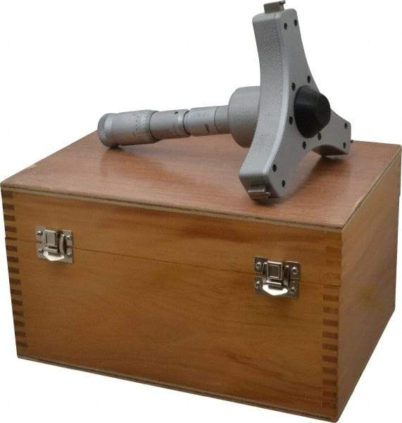 SPI - 7 to 8", 5.51" Gage Depth, Mechanical Inside Hole Micrometer - 0.0002" Graduation, 0.0008" Accuracy, Ratchet Stop Thimble - Eagle Tool & Supply