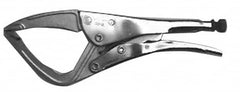 Grip-On - 12" OAL Flat & Convex Jaw Locking Pliers - Exact Industrial Supply