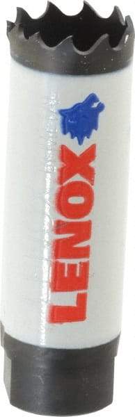 Lenox - 3/4" Diam, 1-1/2" Cutting Depth, Hole Saw - Bi-Metal Saw, Toothed Edge - Eagle Tool & Supply