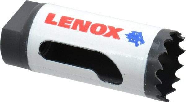 Lenox - 1" Diam, 1-1/2" Cutting Depth, Hole Saw - Bi-Metal Saw, Toothed Edge - Eagle Tool & Supply