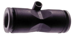 Norgren - 3mm Tube OD, Brass Push-to-Connect Tube Union - Tube to Tube Connection, 150 Max psi, Nitrile O-Ring, 0 to 175°F Working Temp - Eagle Tool & Supply