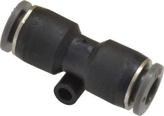 Norgren - 1/4" Tube OD, Brass Push-to-Connect Tube Union - Tube to Tube Connection, 150 Max psi, Nitrile O-Ring, 0 to 175°F Working Temp - Eagle Tool & Supply