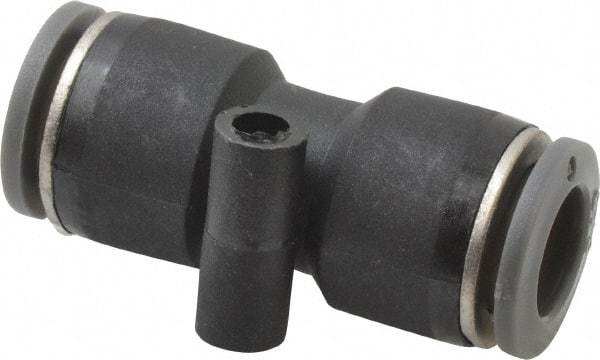 Norgren - 3/8" Tube OD, Brass Push-to-Connect Tube Union - Tube to Tube Connection, 150 Max psi, Nitrile O-Ring, 0 to 175°F Working Temp - Eagle Tool & Supply