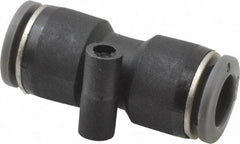 Norgren - 3/8" Tube OD, Brass Push-to-Connect Tube Union - Tube to Tube Connection, 150 Max psi, Nitrile O-Ring, 0 to 175°F Working Temp - Eagle Tool & Supply